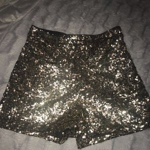 Sequin shorts